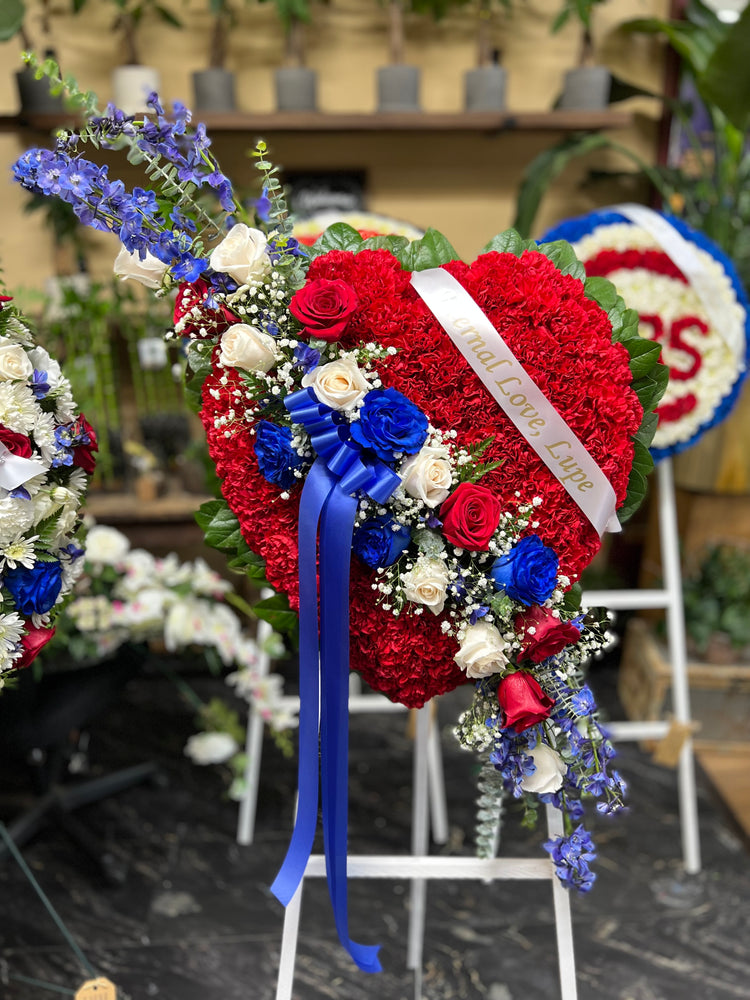 Red & Blue Heart