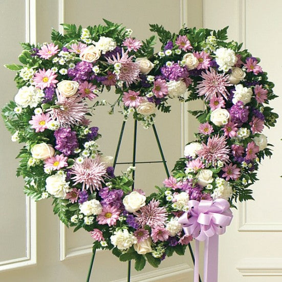 From The Heart Standing Wreath