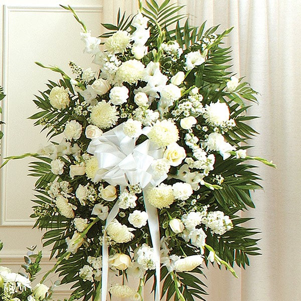 White Sympathy Flowers Collection