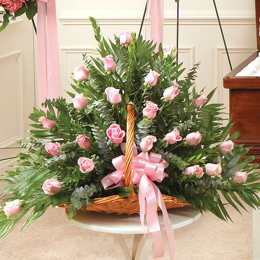 Bloom in Pink Fireside Basket