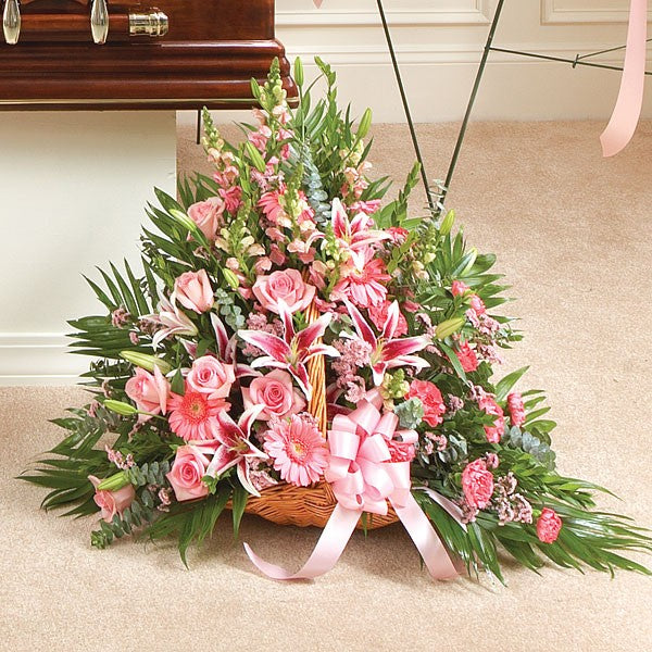 Bloom in Pink Fireside Basket 2